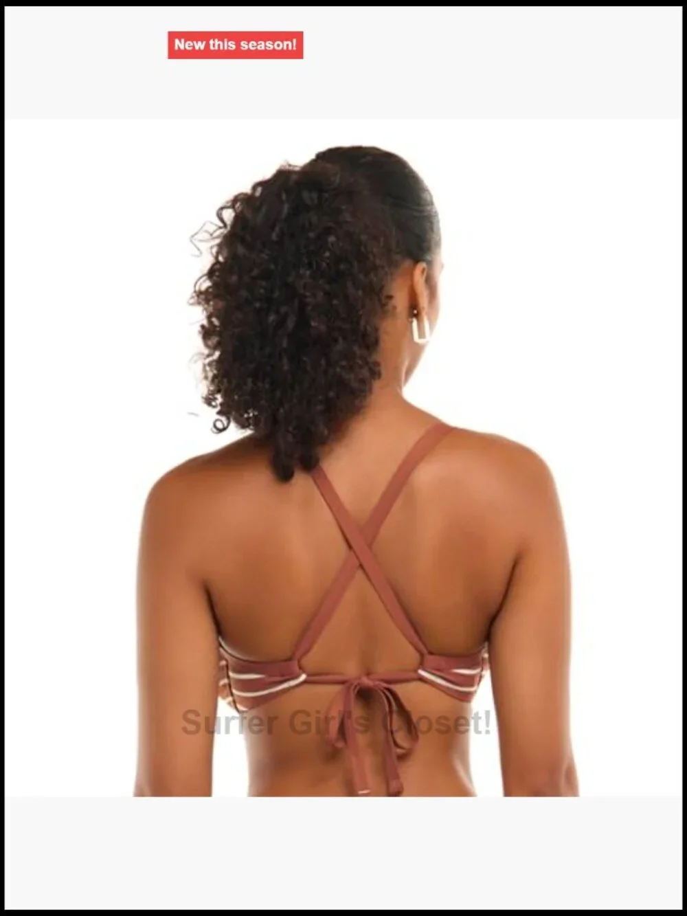 DD Cup Underwire Bikini Top with Power Mesh Support